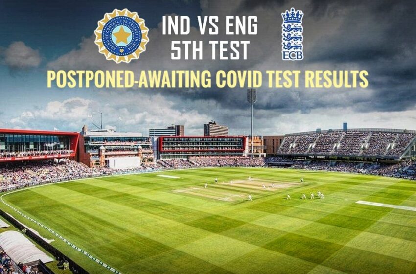  India vs England 5th Test